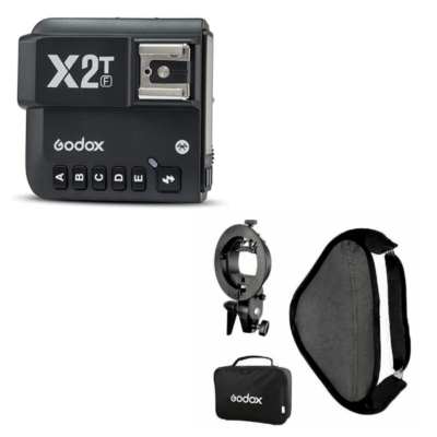 Godox TT600 Flash & Godox/Neewer 24’’x24’’/60x60cm Softbox