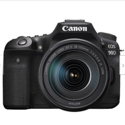 Canon EOS 90D 32.5MP 4K Digital SLR Camera with 18-55mm EF-S IS STM Lens
