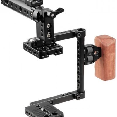 Camvate Camera Cage with Wooden handgrip (right hand)