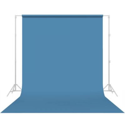 Savage Seamless Paper Photography Backdrop – GULF BLUE 107″x36ft