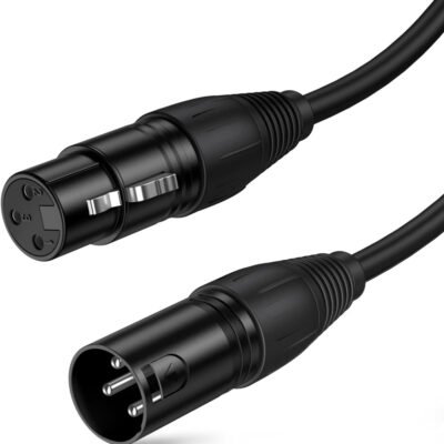 XLR Microphone Cable, 50 FT XLR Male to XLR