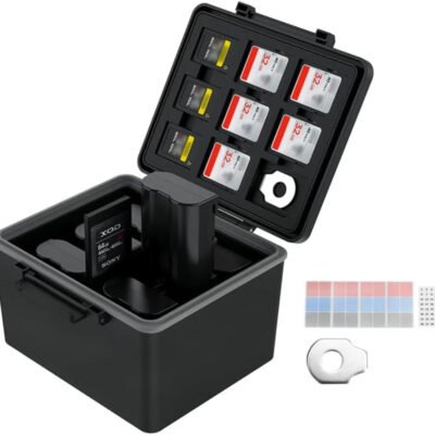 JJC Camera Battery and Memory Card Case