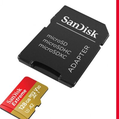 SanDisk 128GB Extreme MicroSDXC UHS-I Memory Card with Adapter