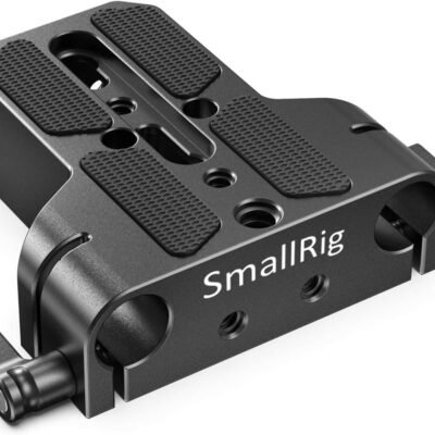 SmallRig Bottom Mount Plate with dual 15mm Rod Clamp