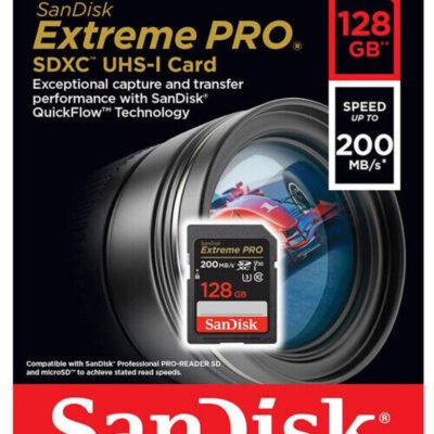 Sandisk Extreme Pro SDXC UHS-I 128G8 200MB/s V30 4K UHD