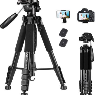 VICTIV Camera Tripod 74″