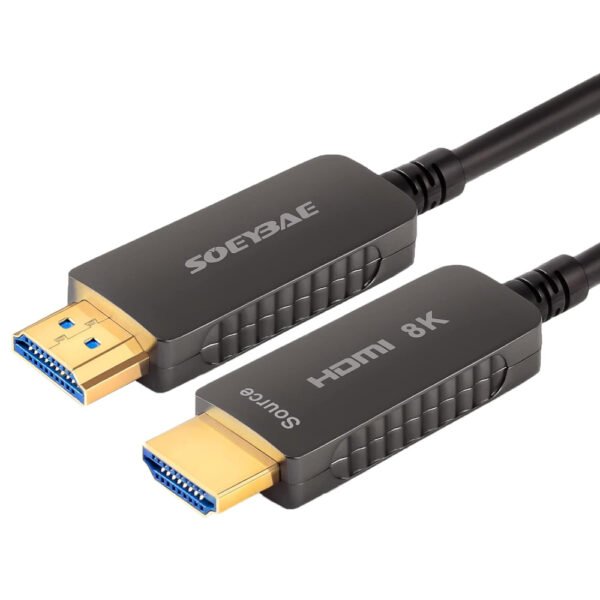 SOEYBAE 8K Fiber Optic HDMI Cable 50ft/15m