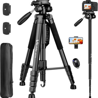 72″ Camera Tripod with...