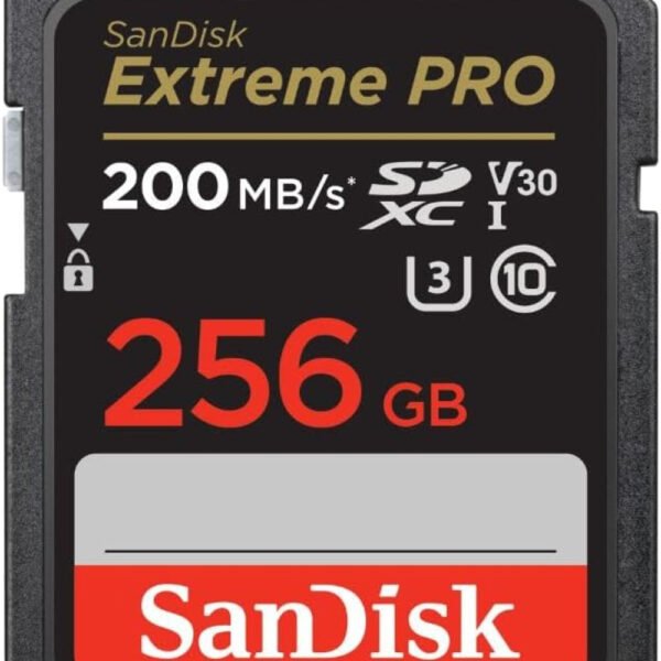 SanDisk 256GB EXtreme Pro SD Card 200mbs