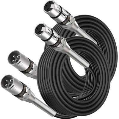 XLR Cable 25ft, 2...