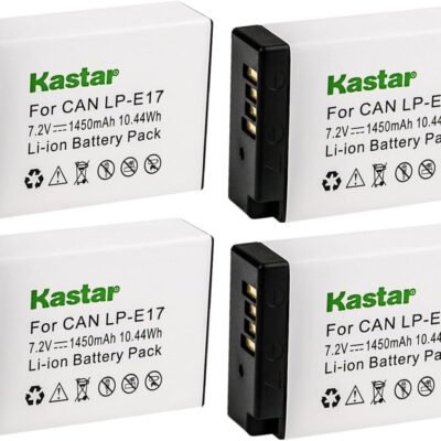 Kastar 4-Pack LP-E17 Battery...