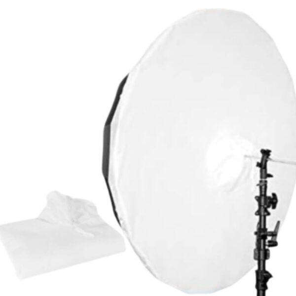 White Parabolic Umbrella Front Diffuser Cover 180cm 70 inch Light Diffuser Fabric Cover Cloth Sheet