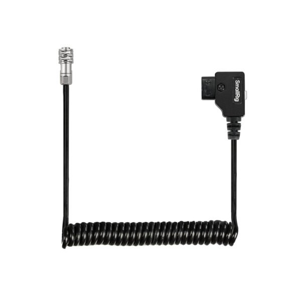 SMALLRIG D-TAP to BMPCC 4K/6K Coiled Power Cable Suitable for Blackmagic Pocket Cinema Camera 4K / 6K for V Mount Gold Mount Battery,
