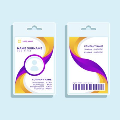 ID Cards  (front and back)