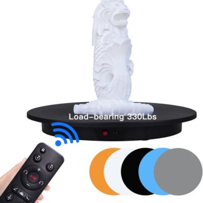 JAYEGT Motorized Rotating Display Stand 16.5 inch