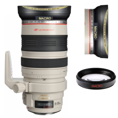 Canon Ultra Wide Angle with Macro EF 28-300mm f/3.5-5.6L IS USM Lens
