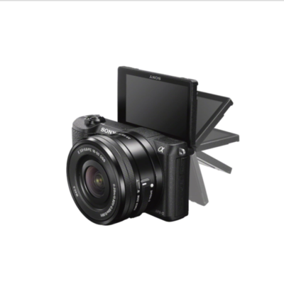 Sony A5100 Camera 16-50mm Interchangeable Lens with 3-Inch Flip Up LCD (USED)
