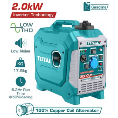 TOTAL Inverter gasoline generator 2.000W