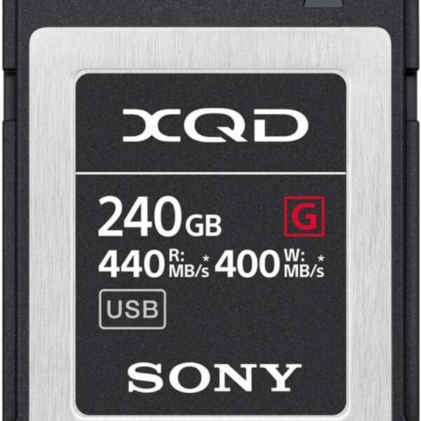 Sony Professional XQD G series 240GB Memory Card (QD-G240F/J) , Black