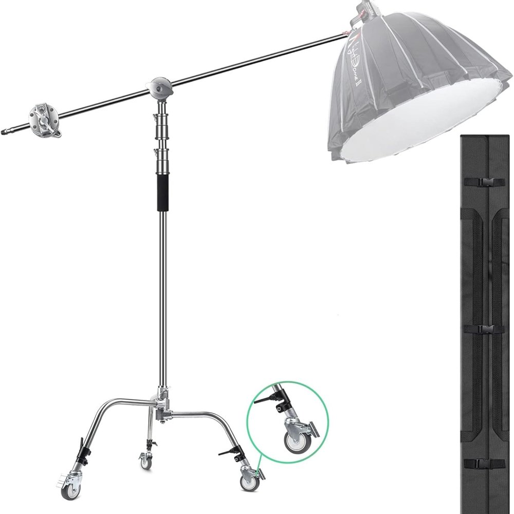 EACHSHOT C Stand Metal with Bag Wheel Max 10.8ft/330cm