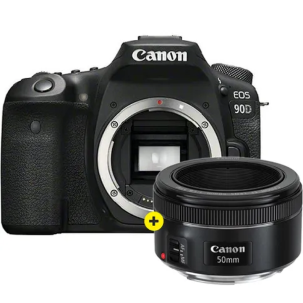 Canon EOS 90D DSLR Camera with EF 50mm STM Lens