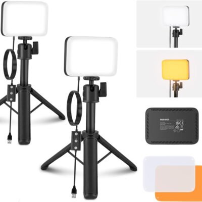 NEEWER BASICS 2 Pack LED Video Panel Desk Light kit
