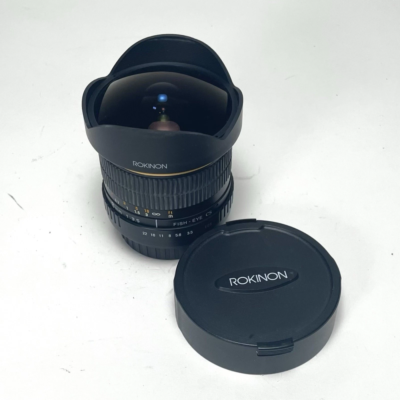 Rokinon 8mm f/3.5 HD Fish-Eye Lens for Canon EOS EF, digital SLR Camera
