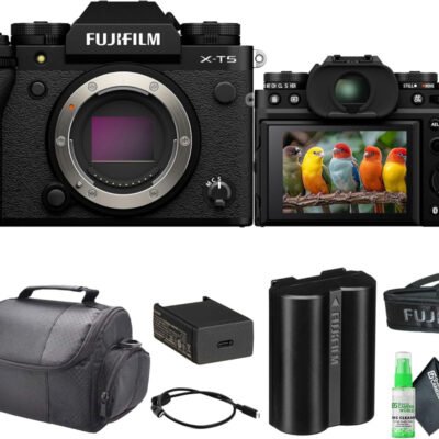 Fujifilm X-T5 Mirrorless Digital Camera Body Bundle with Greens Lens Cleaning Kit