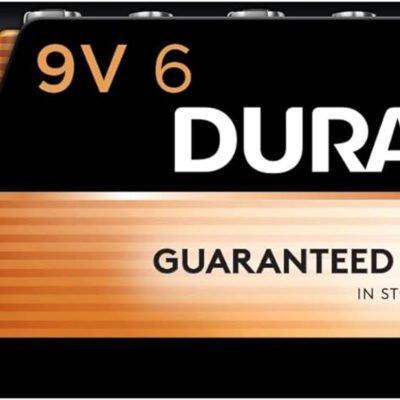 Duracell Coppertop 9V Battery, 6 Count (Pack of 1)
