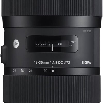 Sigma 18-35mm F1.8 Art DC HSM Lens for Canon, Black