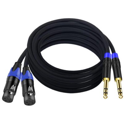 XLR to 1/4 TRS Stereo Adapter