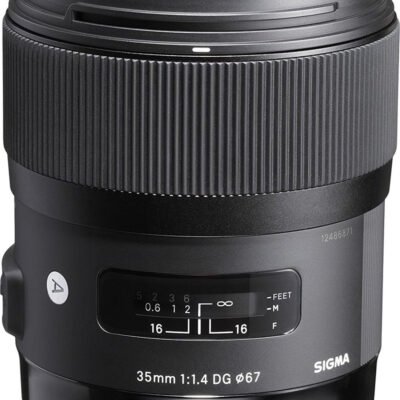 Sigma 35mm F1.4 Art DG HSM Lens for Nikon, Black