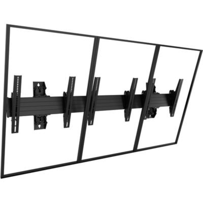 Chief Fusion Large 3 x 1 Portrait Menu Board Wall Mount for 40-55″ Screens