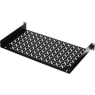 Middle Atlantic UTR1 – Rack Shelf – Black Powder Coat – 1U – 19″
